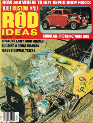 1001 CUSTOM AND ROD IDEAS 1976 APR - MOUNTING MIRRORS, DENVER WORLD OF WHEELS*